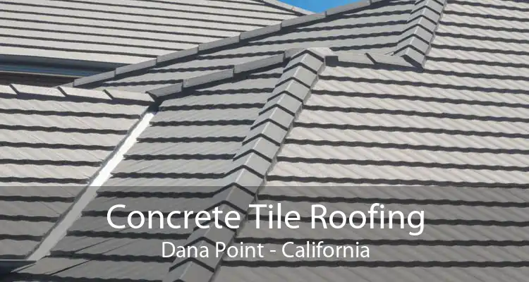 Concrete Tile Roofing Dana Point - California
