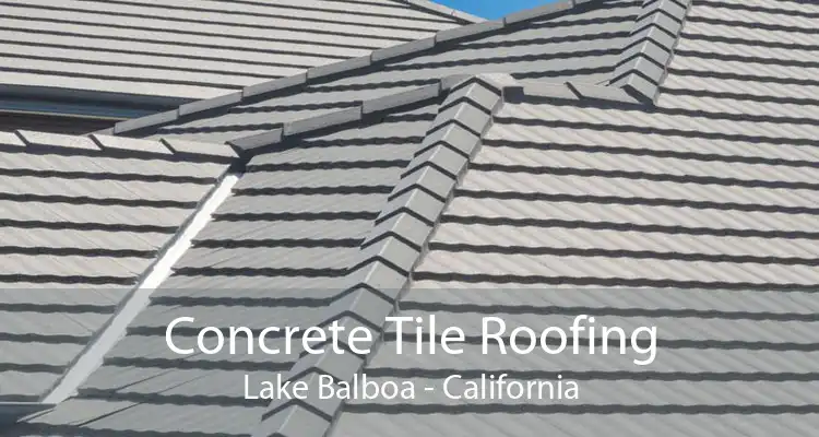 Concrete Tile Roofing Lake Balboa - California