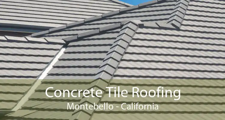 Concrete Tile Roofing Montebello - California