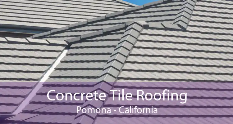 Concrete Tile Roofing Pomona - California