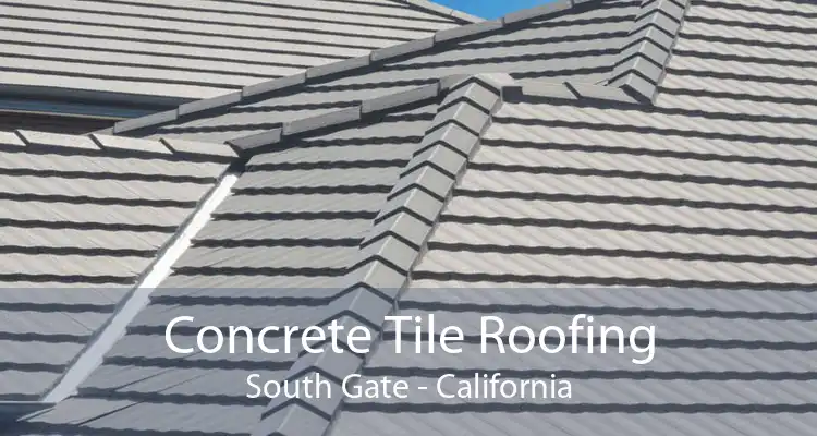 Concrete Tile Roofing South Gate - California