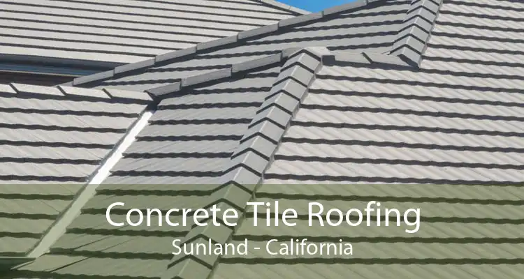 Concrete Tile Roofing Sunland - California