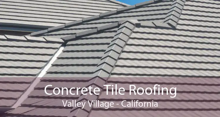 Concrete Tile Roofing Valley Village - California