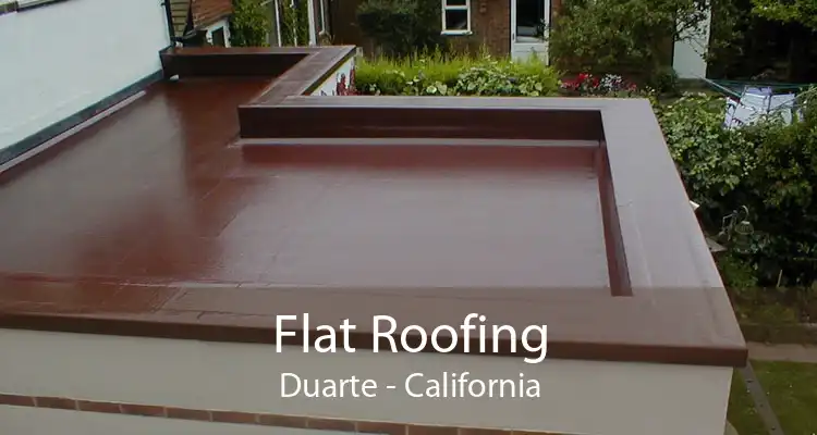 Flat Roofing Duarte - California