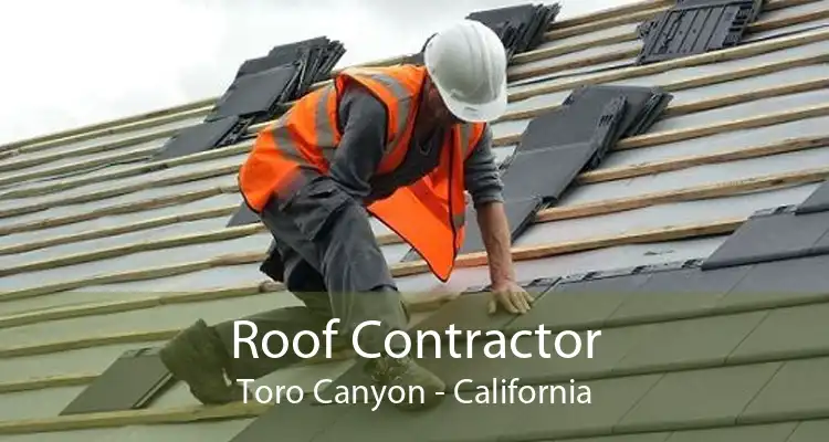 Roof Contractor Toro Canyon - California