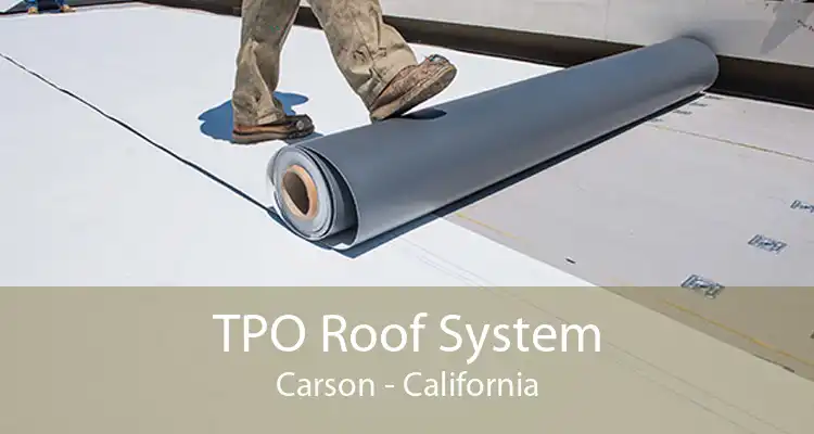 TPO Roof System Carson - California