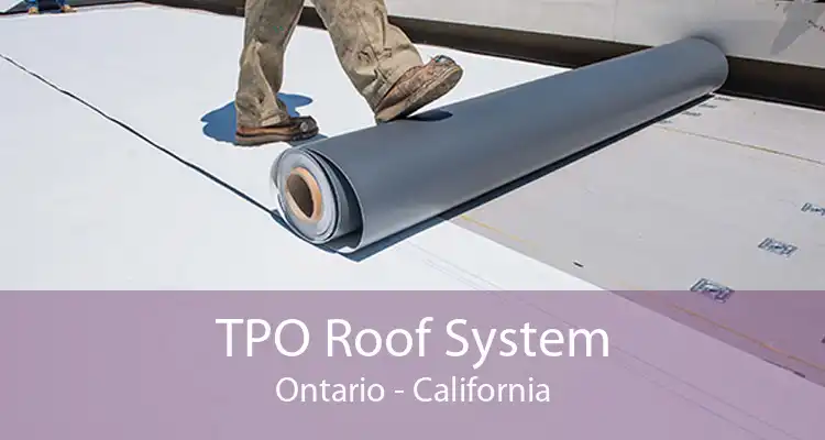 TPO Roof System Ontario - California