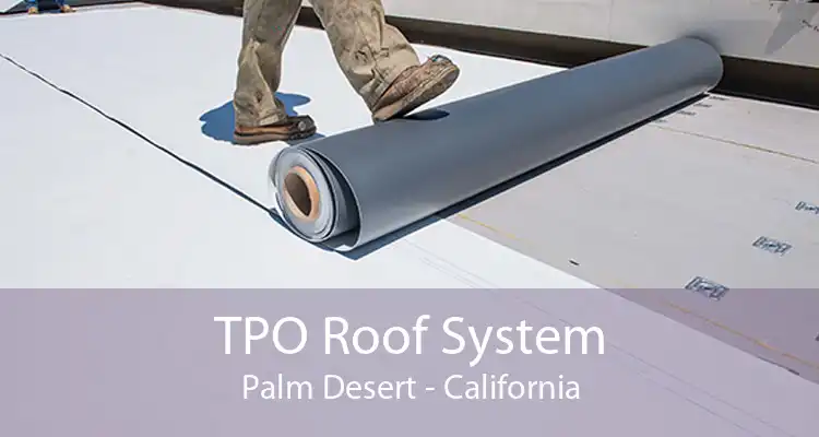 TPO Roof System Palm Desert - California