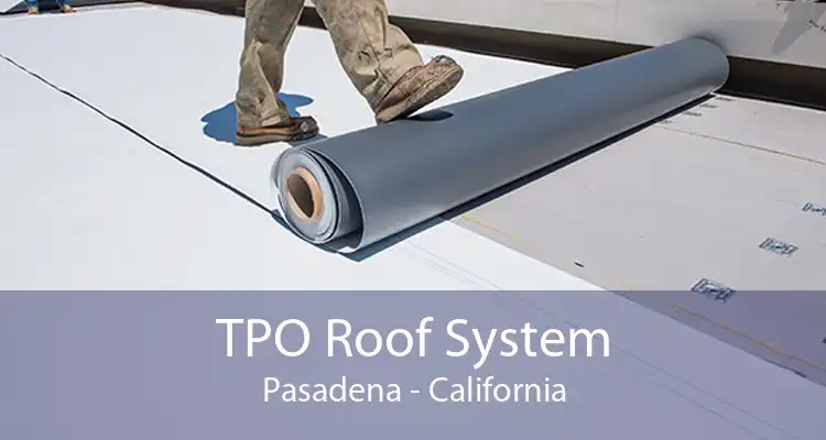 TPO Roof System Pasadena - California