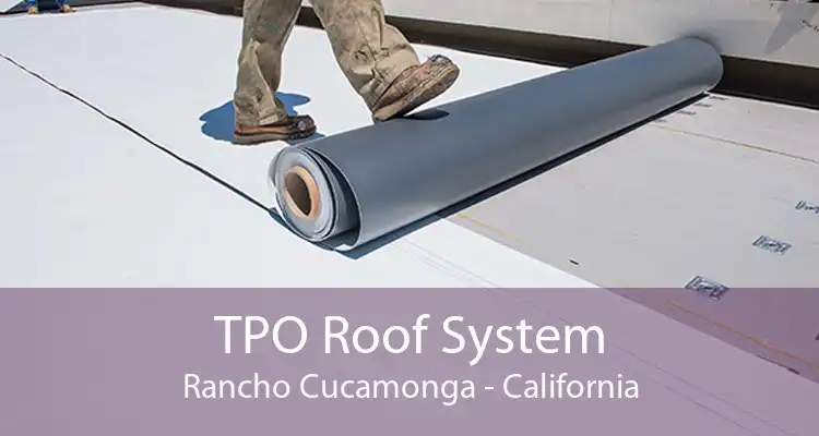 TPO Roof System Rancho Cucamonga - California