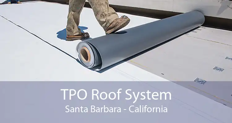 TPO Roof System Santa Barbara - California