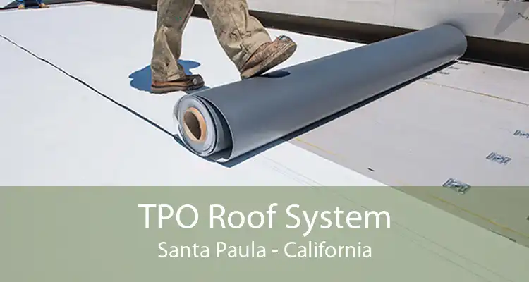 TPO Roof System Santa Paula - California