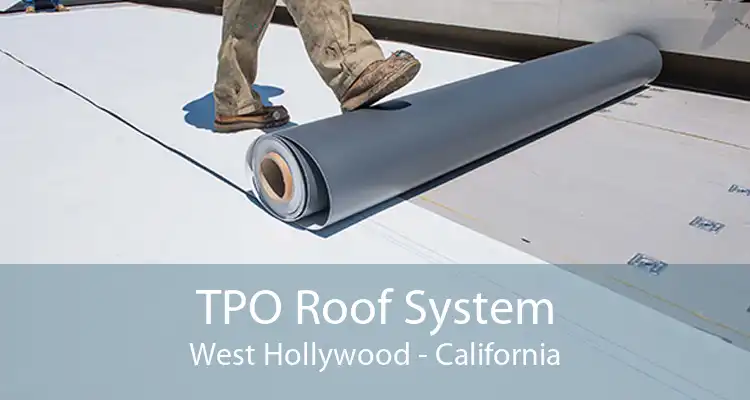 TPO Roof System West Hollywood - California